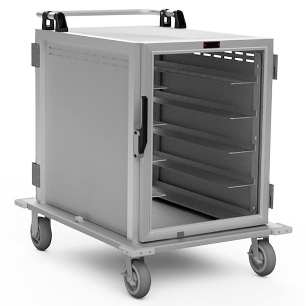 Lockwood Manufacturing Aluminum Meal Tray Delivery With Clear